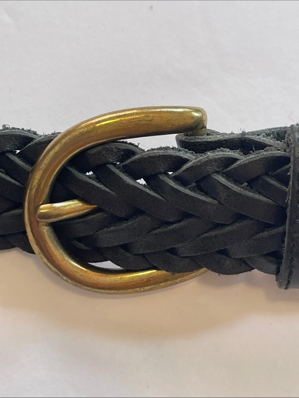 Vtg Surrey Braided Leather Belt